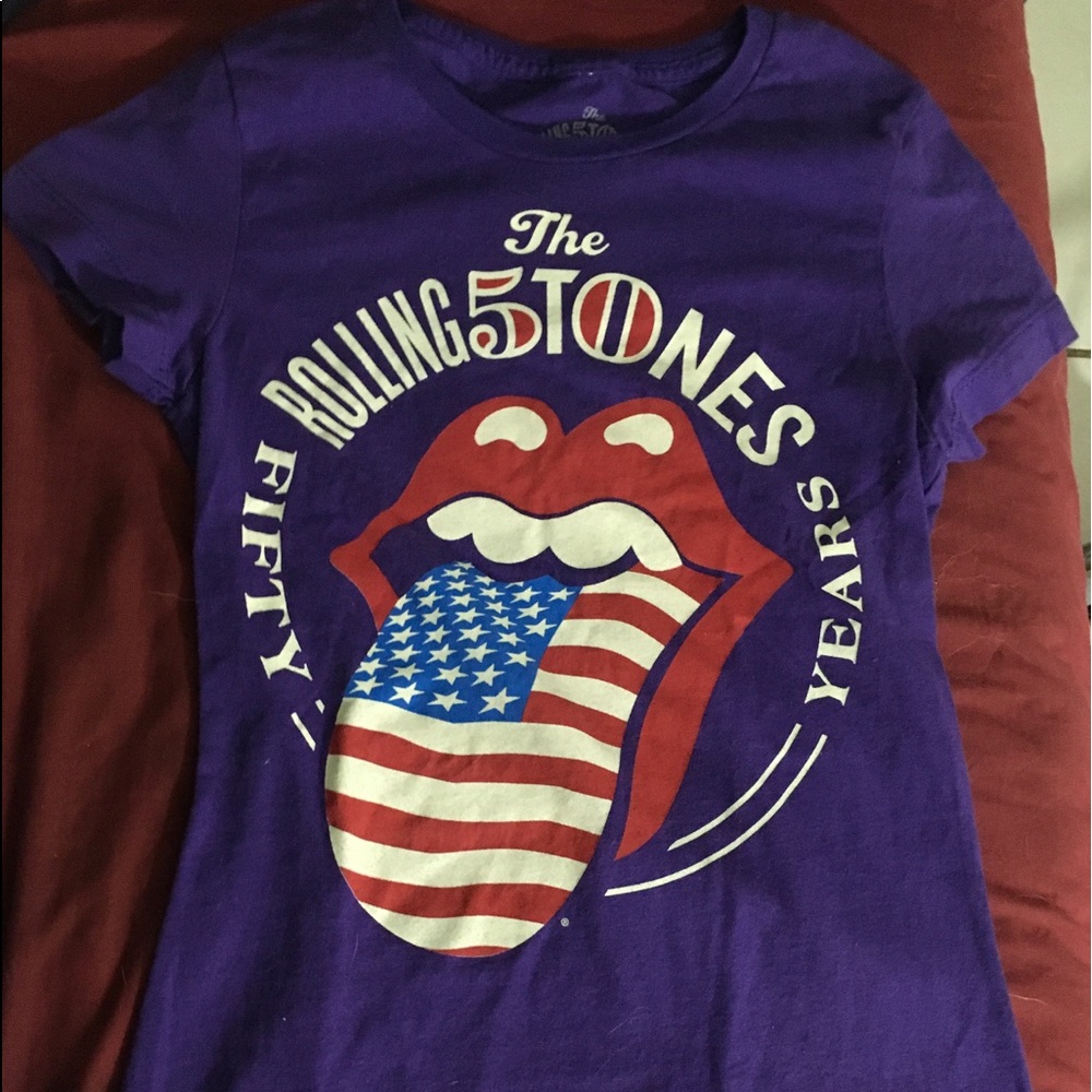 New Sz S50th anniversary Rolling Stones graphic T